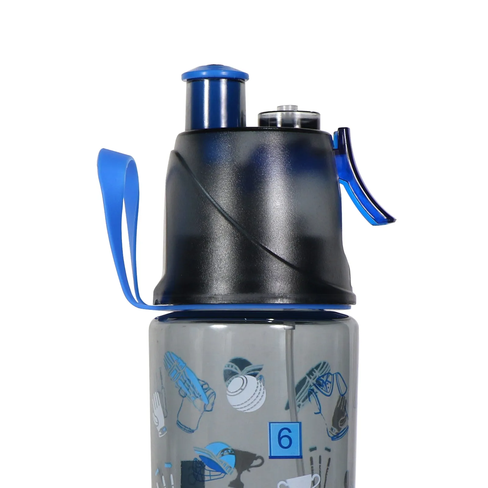 Smily Kiddos Sports Water Bottle Cricket Theme