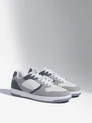 SOLEPLAY Grey Colour-Blocked Sneakers