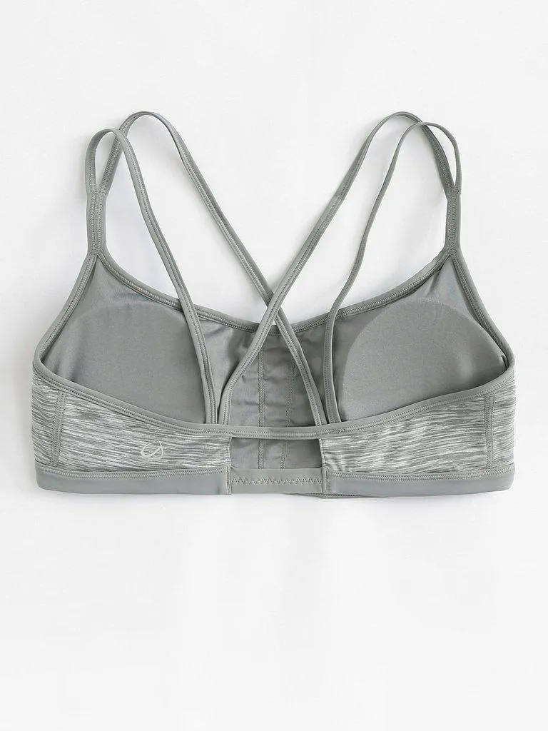 Space Dye Strappy Sports Bra