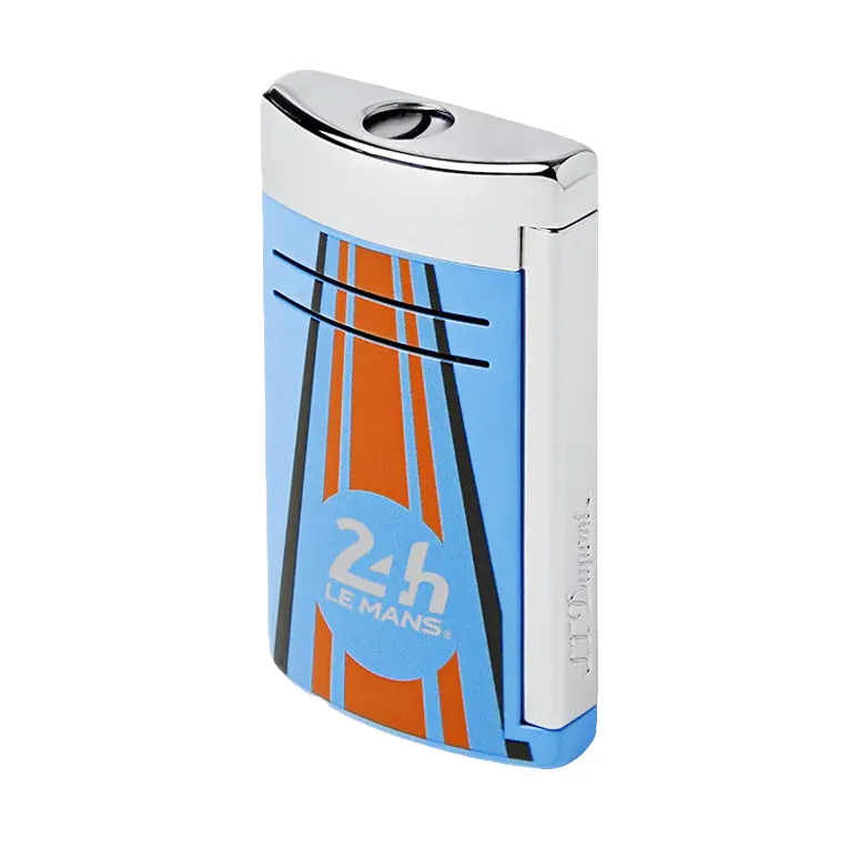 S.T. Dupont Le Mans Maxijet Orange and Chrome Lighter