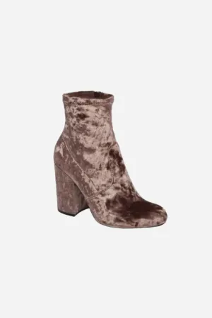 Steve Madden Bianca Platform Musroom Velvet