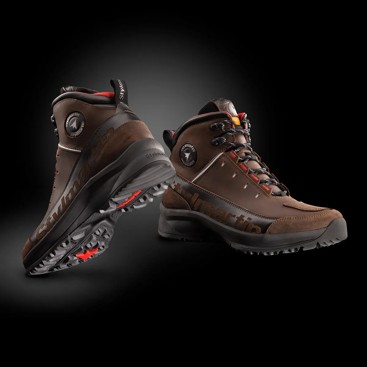 Stylmartin Vertigo WP Adventure Boot Motorcycle Boots in Brown