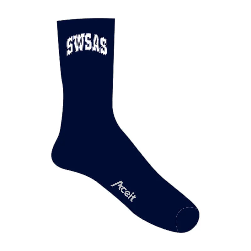 SWSAS Navy Sports Socks S04LD