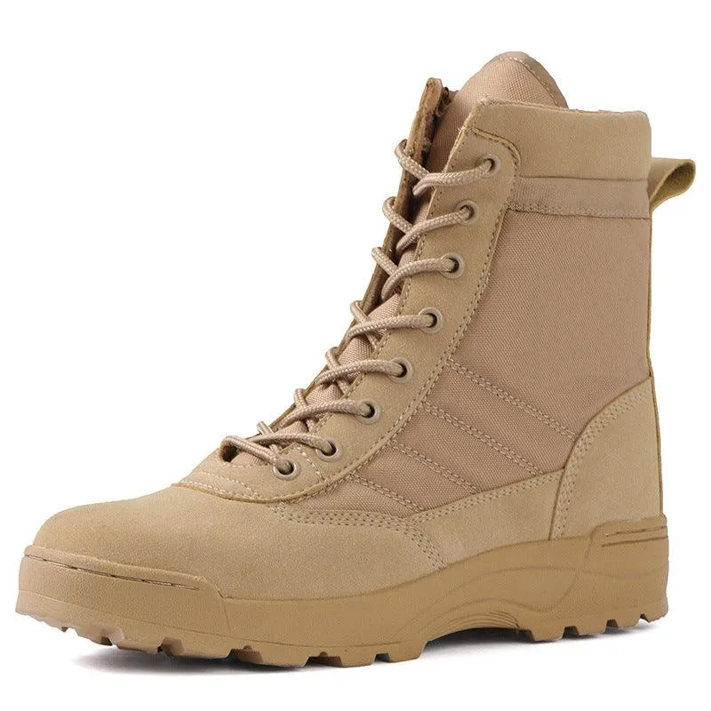 Tactical Combat Boots Black High-top Outdoor Footwear