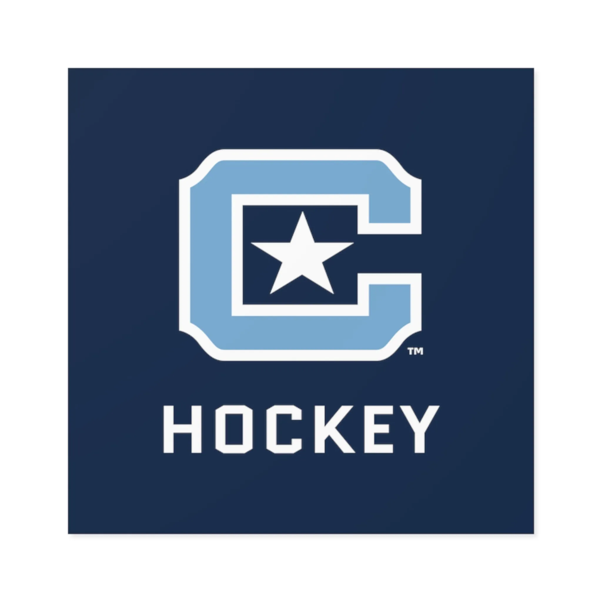 The Citadel, Sports Club, Hockey Square Stickers, Indoor\Outdoor