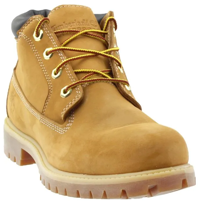 Timberland Mens Nelson Premium Wp Chukka Wide Wheat Nubuck Waterproof Boots