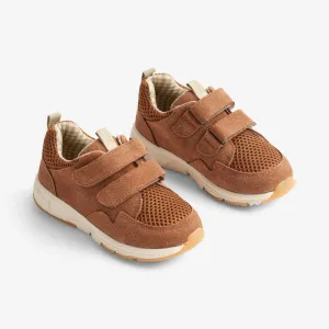 Toney velcro sneaker - cognac