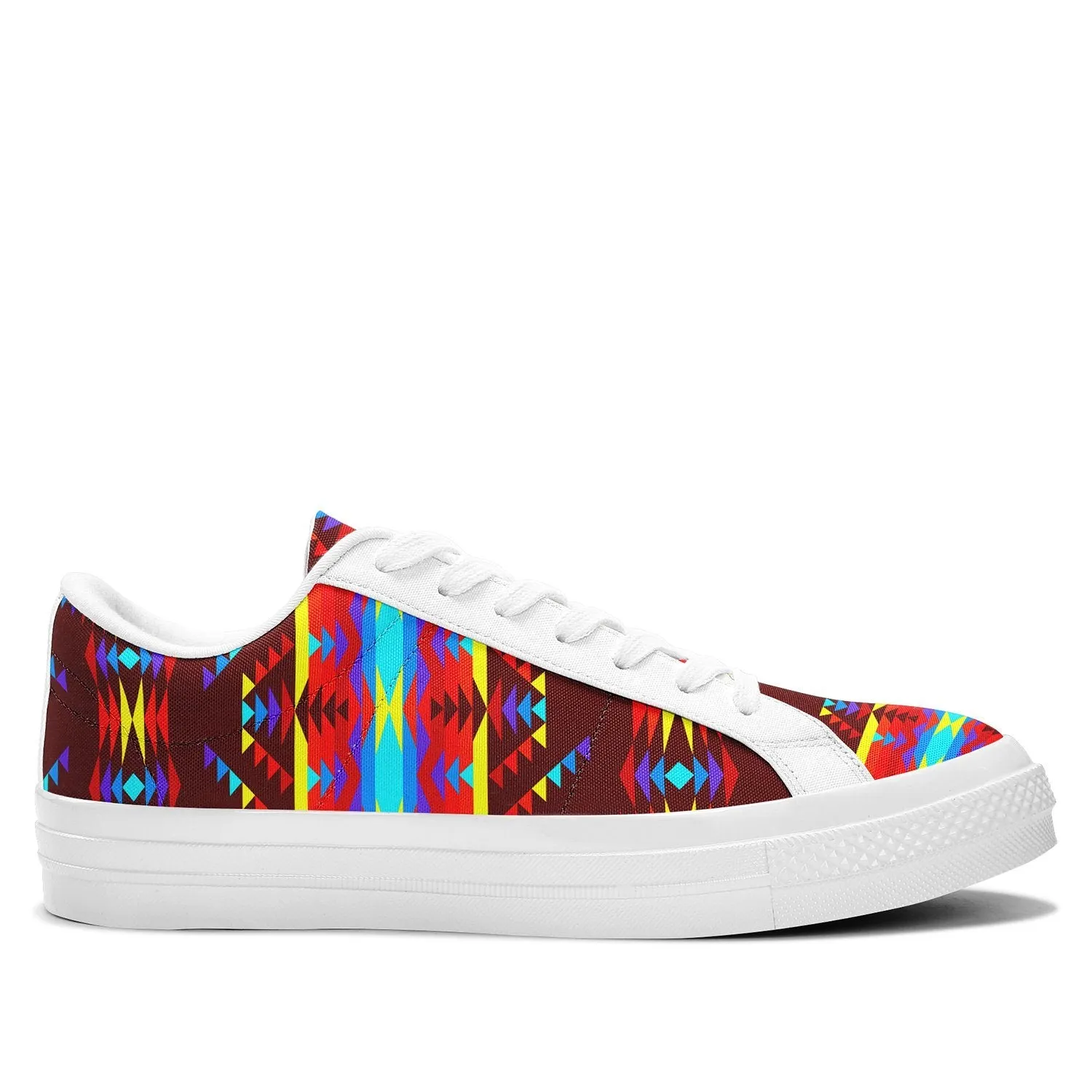 Visions of Lasting Peace Aapisi Low Top Canvas Shoes White Sole