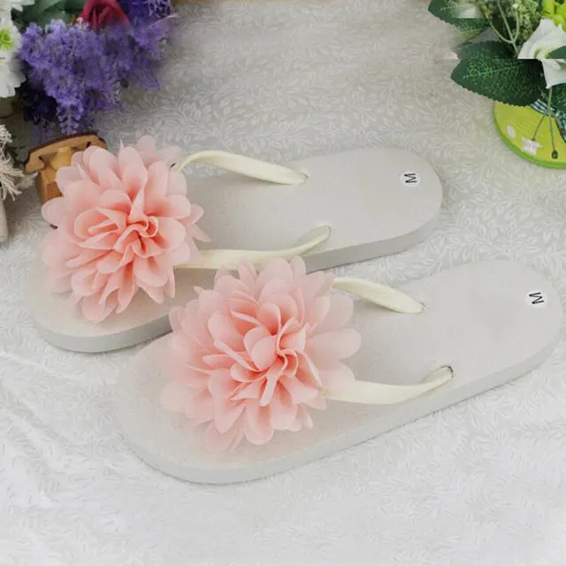 women summer outdoor slippers flower flip flops slides house home flipflops platform bow beach sandals flop designer shoes p178