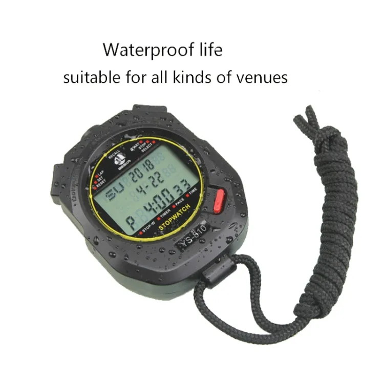 YS Electronic Stopwatch Timer Training Running Watch, Style: YS-830 30 Memories (Black)